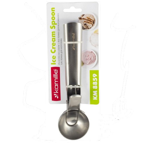 Ложка для морозива 18,5 * 5см з нержавіючої сталі KAMILLE 8859 | Зображення 5