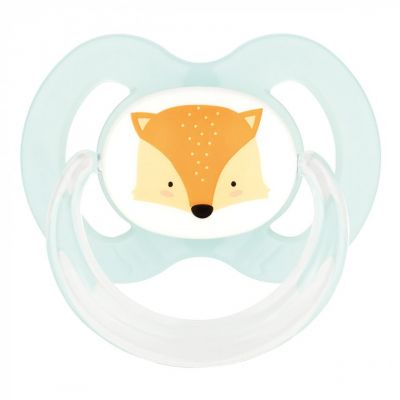 Пустышка Baby-Nova Forest Animals 6-18 мес. персиковая/бирюзовая 2 шт (3962321) | Зображення 2