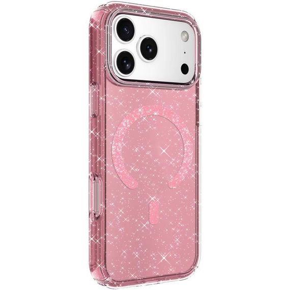 Чохол TPU Eclipse Sparkle (MagFit) для Apple iPhone 17 Pro (6.3") Pink | Зображення 1