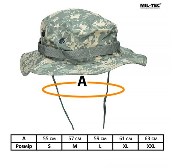 Панама тактична MIL-TEC US GI Boonie Hat AT-Digital UCP | Зображення 2