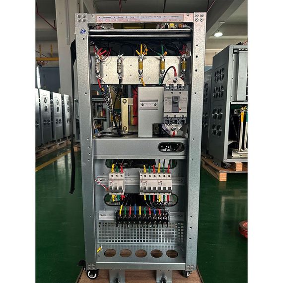 ИБП ONLine 3-ФАЗЫ RITAR GP33-10KL, 384V dc, 10KVA/8KW, под внешний АКБ, 153кг | Зображення 9