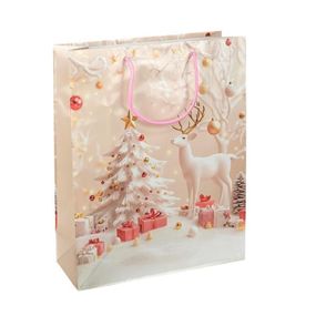 Пакет подарунковий "Новий Рік" 2580-2 розмір 18х21,5х8 см