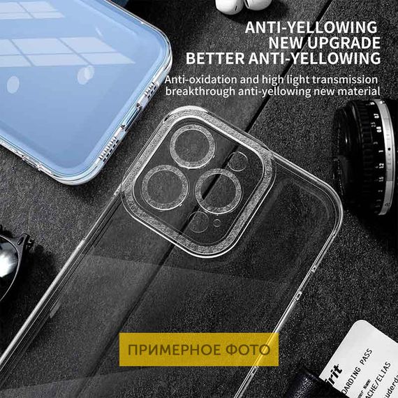 Чехол TPU Starfall Clear для Xiaomi Redmi Note 12 4G Прозрачный | Зображення 2