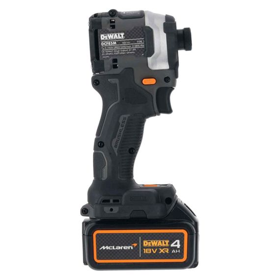 Шуруповёрт ударный McLaren F1 TEAM LIMITED EDITION 205Нм DeWALT DCF85MM2T | Зображення 4