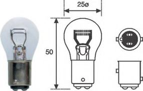 P21 5W 12 Лампа розжарювання (12V P215W) MAGNETI MARELLI 008528100000