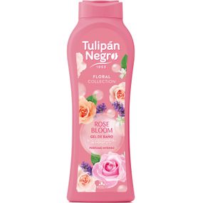 Парфюмированный гель для душа Tulipan Negro Shower Gel - Rose Bloom (650 мл)