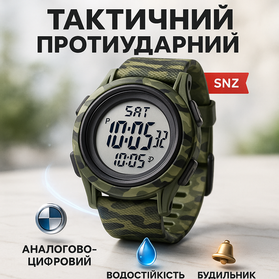 Наручные часы на подарок военным SKMEI, Лучшие тактические часы Бюджетные спортивные GM-82