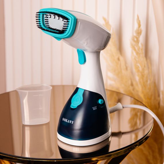 Ручний відпарювач для одягу SOKANY  250 мл  Блакитний Lugi AJ2205BL | Зображення 7