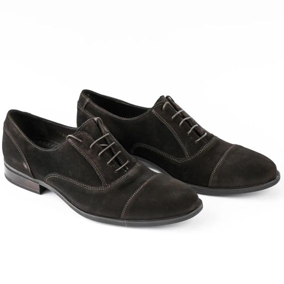 Коричневі замшеві туфлі 43 розмір | Зображення 3