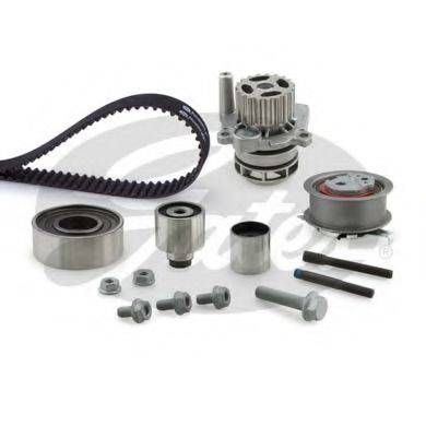 Ремкомплекти приводу ГРМ автомобілів з водяним насосом PowerGrip Kit (Вир-во Gates) GATES KP25649XS1 на VW KOMBI / CARAVELLE V автобус (7HB, 7HJ, 7EB, 7EJ, 7EF)
