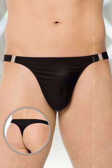 Сексуальные мужские трусы-стринги Softline Thong 4432, Черный, L