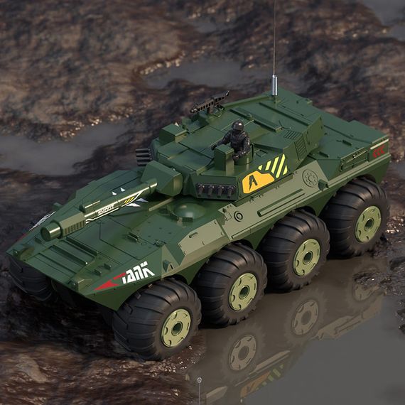 Бронетранспортер-амфібія на радіокеруванні SCHE Y1802 Green | Зображення 6