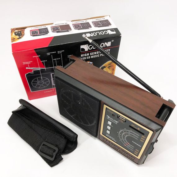 Радиоприемник с хорошим качеством приема GOLON RX-9922UAR, Плеер мп3 с радио фм, Радио в стиле ретро JN-30 | Зображення 6