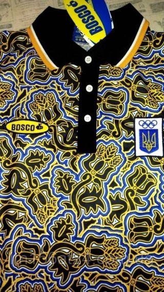 Футболка Bosco sport Ukraine. Боско спорт Украина/ Поло UKRAINE Bosco Sport .Классик | Зображення 3