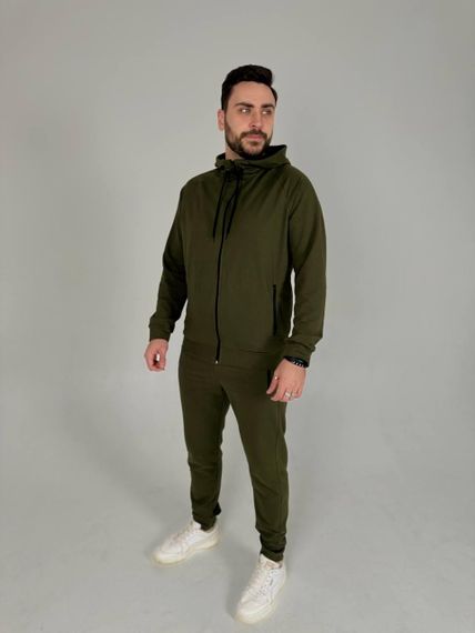 Чоловічий спортивний костюм база хакі | Зображення 5