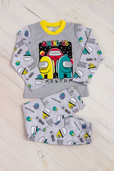 Піжама для хлопчика Носи своє 92 Сірий (p-4501-46008)