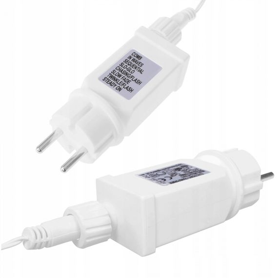 Гірлянда вулична (зовнішня) бахрома Springos 2 м 180 LED CL4003 Cold White/Blue | Зображення 7