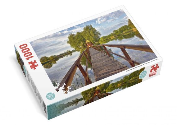Пазл "Будиночок рибалки" 1000 елементів TRFL_UA/6 DGT-PUZZLE, в коробці (4820266221430) | Зображення 4