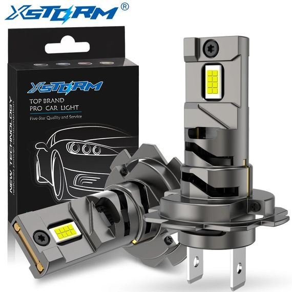 Комплект (2 штуки ) світлодіодних ламп XSTORM H7 LED – 80W, 30 000 LM, 6500K, 12V Canbus, Білий Колір