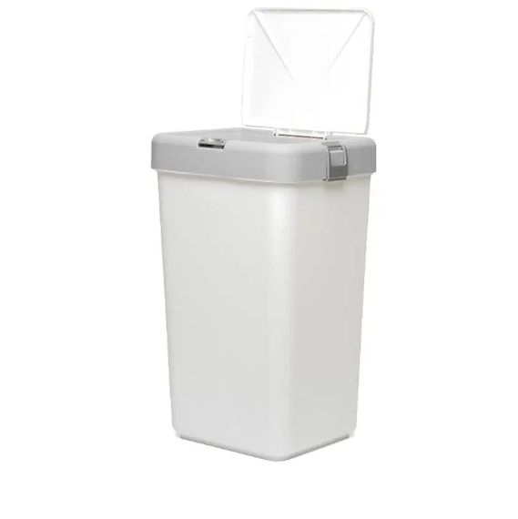 Кошик для білизни Motek білий 40 л (MT-08) | Зображення 2