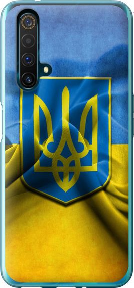 Чехол на Realme X50 Флаг и герб Украины 1 "375u-1894-17620"
