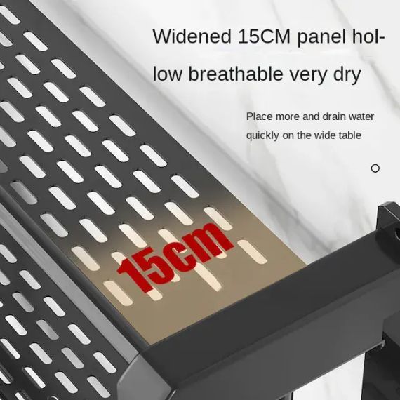 Полка для ванной комнаты с вешалкой для полотенец  SKLM-9 40см | Зображення 2