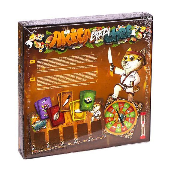 Настольная игра "Akita Crazy Chef" G-ACC-01-01 с песочными часами | Зображення 1