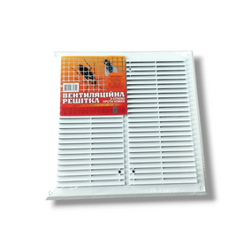 Вентиляційна решітка з сіткою від комах 300×300 – квадратна, захист від пилу та комах