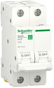 Автоматичний вимикач 2р С32А RESI9 Schneider