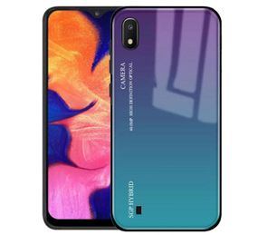 Чехол-бампер Primolux Gradient Glass для Samsung Galaxy A10 2019 (SM-A105) - Purple