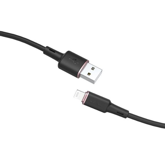 Дата кабель Acefast MFI C2-02 USB-A to Lightning zinc alloy silicone (1m) | Зображення 2