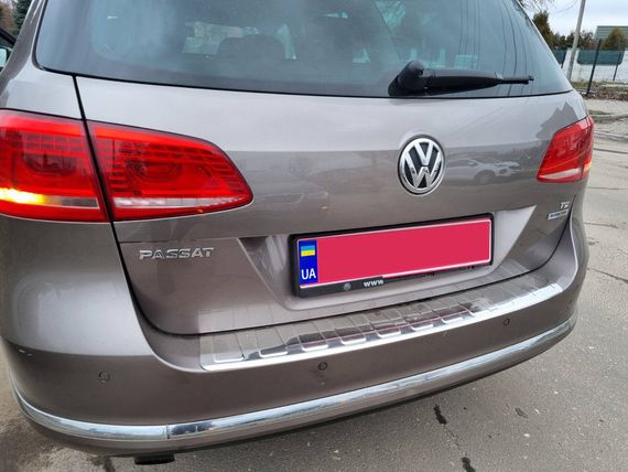 Накладка на задній бампер Carmos (SW, нерж) для Volkswagen Passat B7 2012-2015рр | Зображення 2