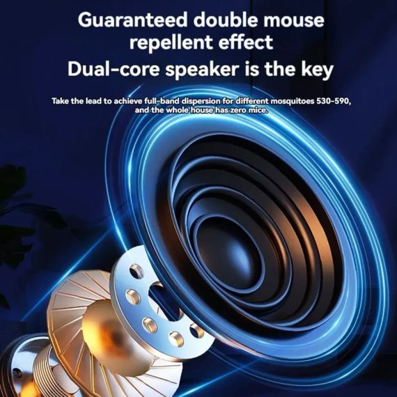 Ультразвуковий репелент від комах Siurn з двома динаміками, USB-живлення, 3 режими, чорний | Зображення 5