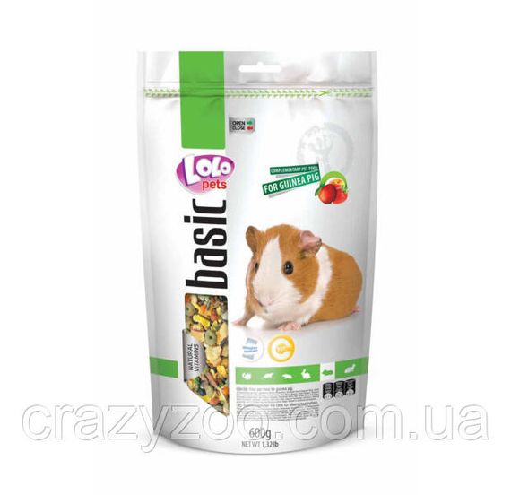 Корм для морских свинок Lolo Pets Basic фруктовый 600 г LO-70135