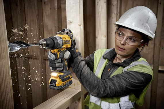 Дрель-шуруповёрт аккумуляторная бесщёточная 90 Нм DeWALT DCD800E2T | Зображення 8
