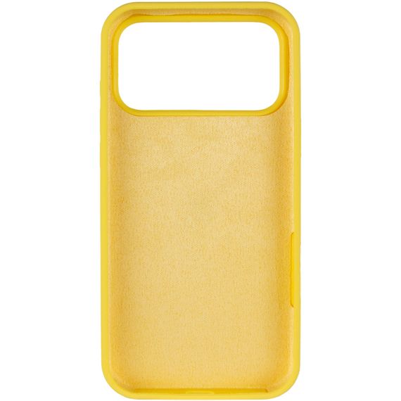 Чохол Silk Full Protective (AA) NO LOGO для Apple iPhone 17 Pro / 18 Pro (6.3") Жовтий / Yellow | Зображення 2