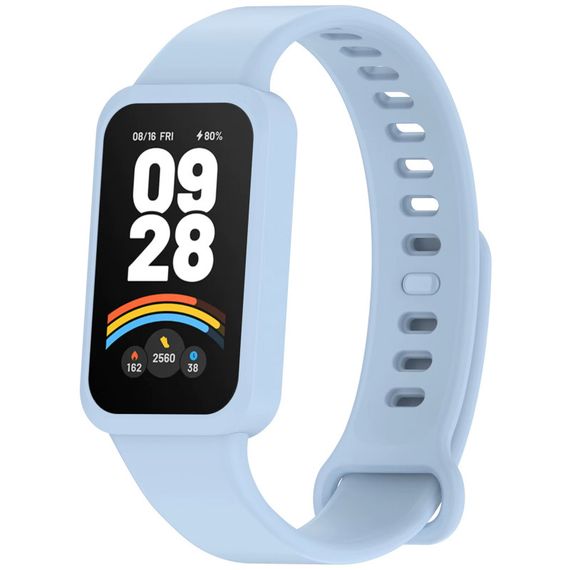 Силиконовый ремешок для Xiaomi Mi Smart Band 9 Active Blue