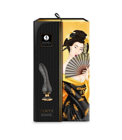 Вібратор для точки G Shunga Sanya Black, гнучкий стовбур | Зображення 6