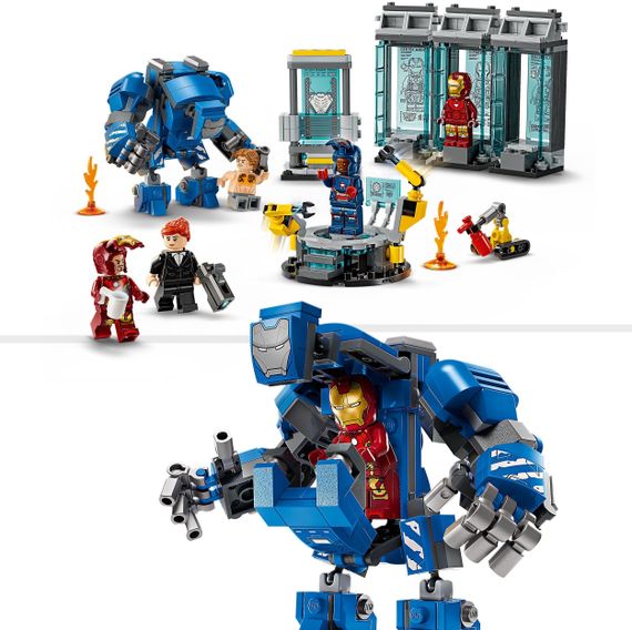 Конструктор LEGO Super Heroes Лаборатория Железного Человека: зал брони 76315 | Зображення 6