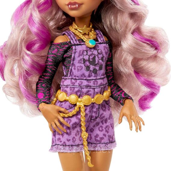 Кукла Монстр Хай Клодин Вульф с аксессуарами и котенком Полумесяц Оригинал Mattel Monster High Clawdeen Wolf | Зображення 5