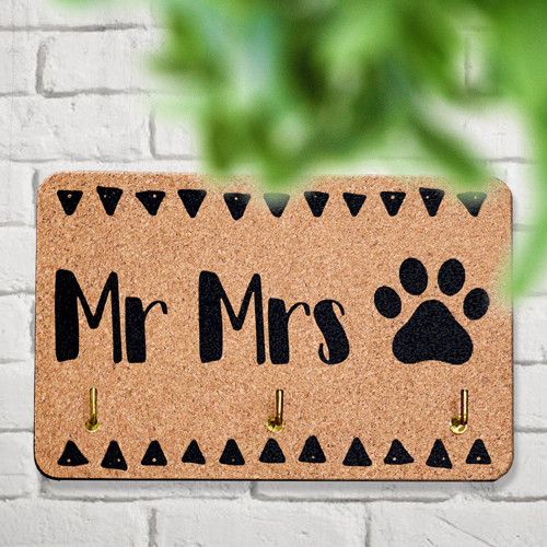 Ключница настенная Mr Mrs 10x15 см (KEDL_21S010)