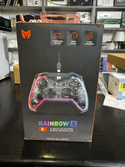 Ведущий геймпад джойстик BIGBIG WON Rainbow S для ПК Win 10&11 / Nintendo Switch контроллер с гироскопом | Зображення 9