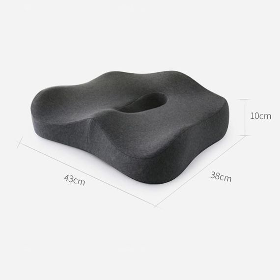 Анатомічна подушка на сидіння з ефектом пам'яті Memory Foam Comfort Seat ортопедична | Зображення 1