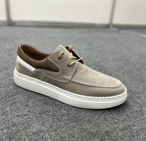 Бежевые мужские мокасины из натуральной замши 42 размер