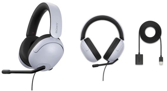 Гарнитура игровая Over-ear Sony INZONE H3 3.5 mini-jack MDRG300W.CE7 | Зображення 2
