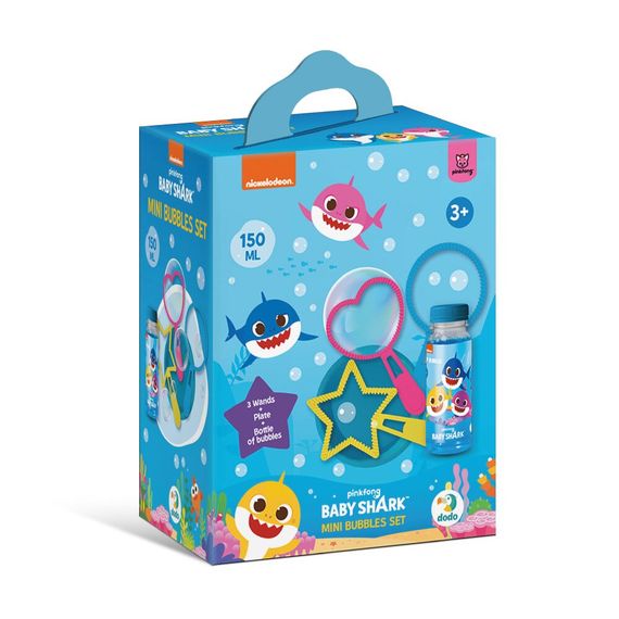 Міні набір мильних бульбашок Shark 200607 150 мл Різнокольоровий shop (4823115910738)