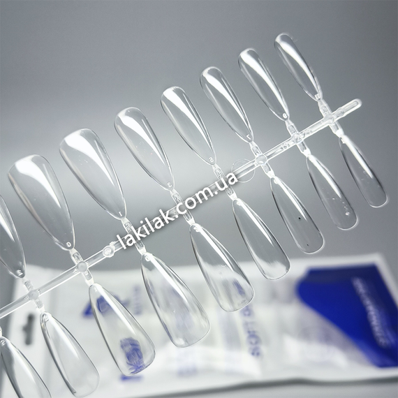 Гелевые типсы для наращивания №04 240шт (маленький стилет)