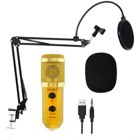 Конденсаторный студийный микрофон VGS M-800U PRO-MIC со стойкой и ветрозащитой