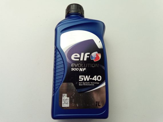 Олива моторна 5W-40 синтетична ELF Evolution 900 NF 1 л. (216649) (194875)