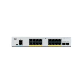Коммутатор Cisco Catalyst 1000 16port GE, POE, 2x1G SFP (C1000-16P-2G-L)